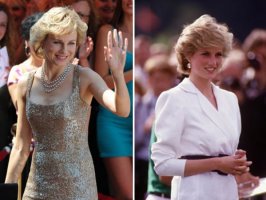 Naomi Watts kao princeza Dajana ( "Caught in flight")