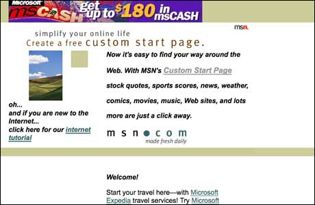 MSN - pokrenut 1995 