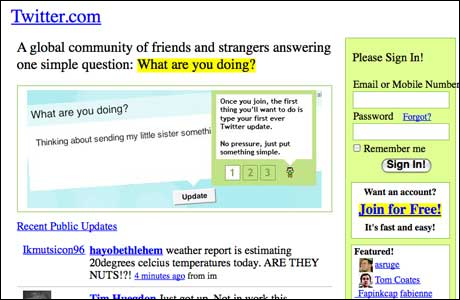 Twitter - pokrenut 2006